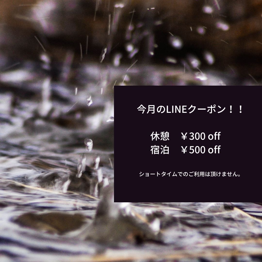 今月のクーポン